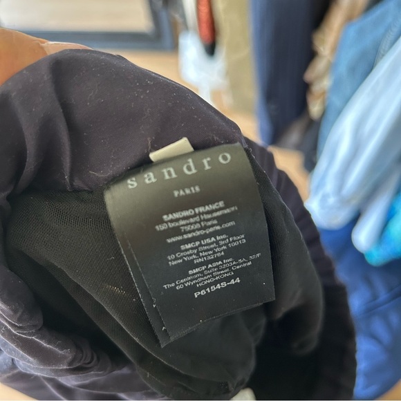 Sandro Navy Swim Short Trunk Dark Navy - Picture 3 of 10